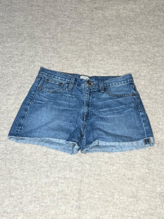 J. Crew Pants - J.Crew Trademark Denim Medium Wash Mid Rise Jean Shorts 28" Waist